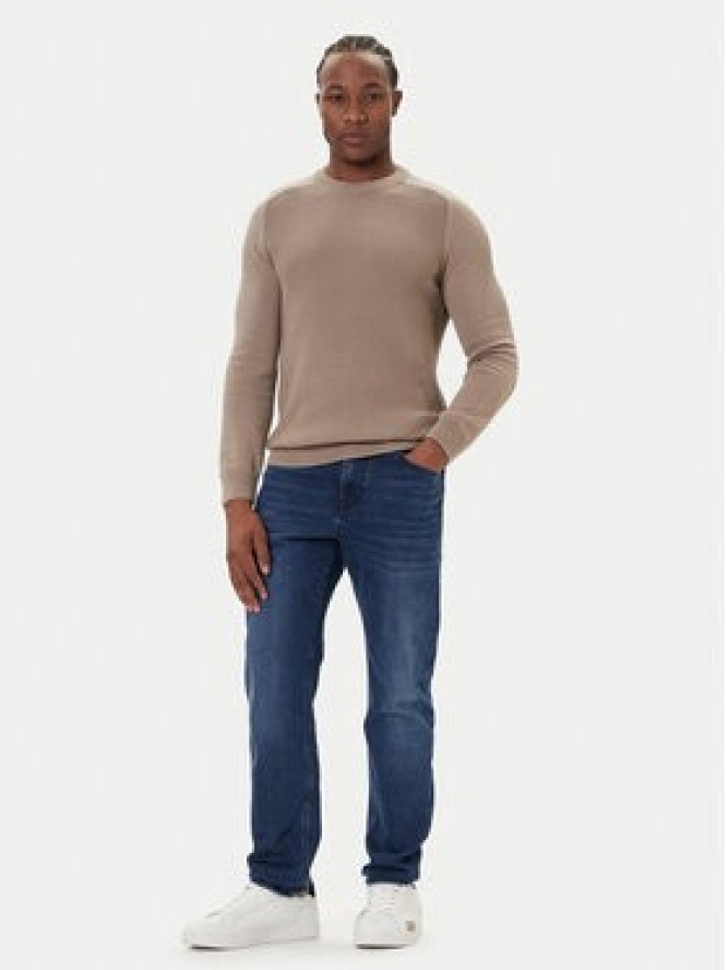 JOOP! Jeans Sweter 15 JJK-11Olivier 30047100 Beżowy Modern Fit