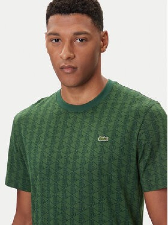 Lacoste T-Shirt TH5902 Zielony Classic Fit