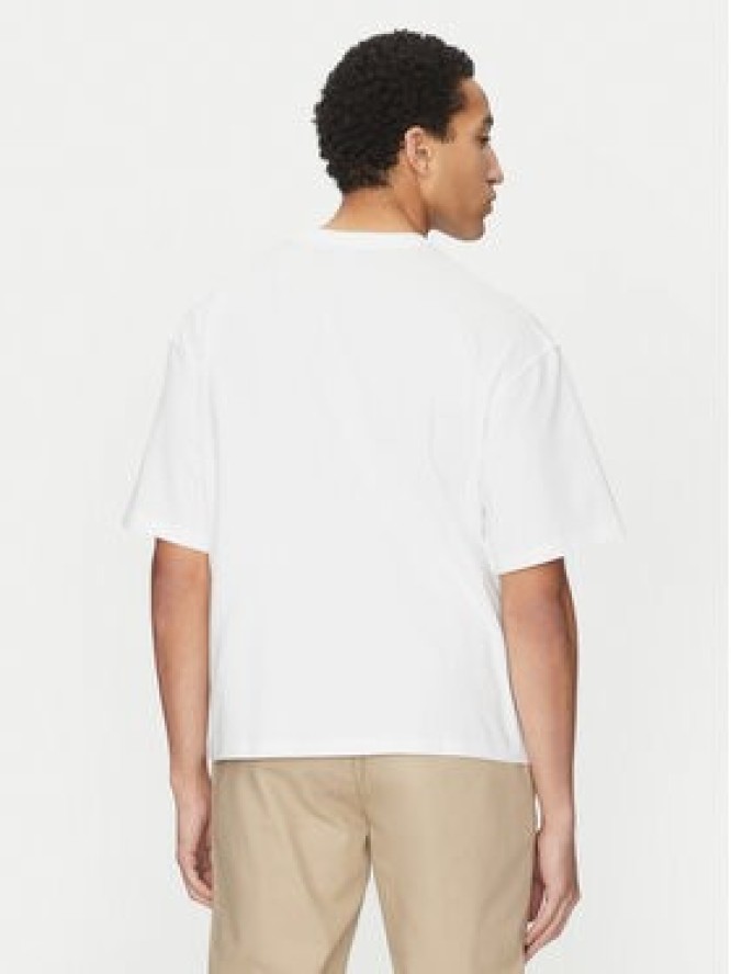 Jack & Jones T-Shirt Manchester 12275656 Biały Cropped Fit