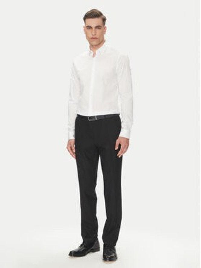 Calvin Klein Koszula Essential LV019EU030 Biały Slim Fit