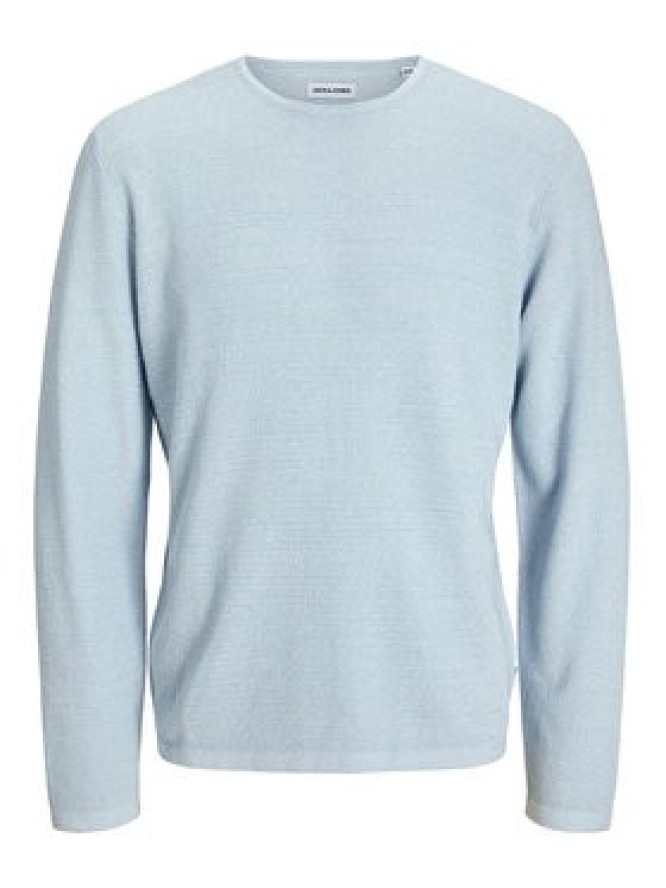 Jack & Jones Sweter George 12268279 Błękitny Regular Fit