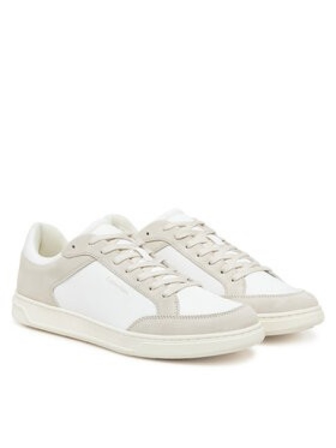 Calvin Klein Sneakersy Low Top Lace Up Repreve Mix HM0HM01802 Biały
