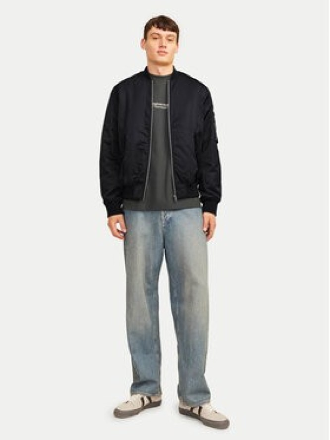 Jack & Jones Kurtka bomber Ocean 12256857 Czarny Regular Fit