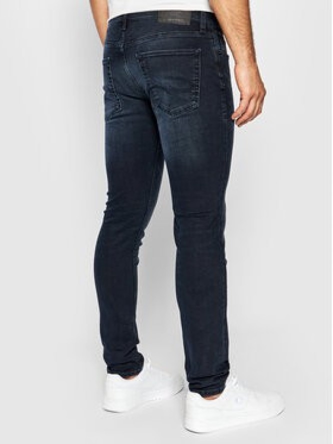 Jack & Jones Jeansy Liam Original Agi 12166852 Granatowy Skinny Fit