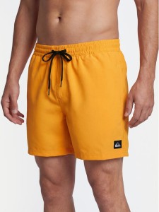 Quiksilver Szorty kąpielowe Everyday Solid Volley 15 EQYJV04120 Żółty Regular Fit
