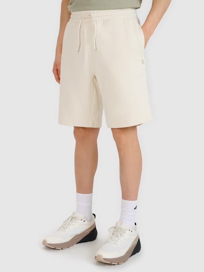 4F Spodenki dresowe męskie - beżowe XL