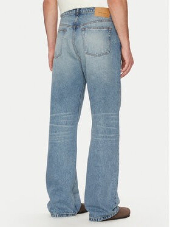 AMI Paris Jeansy HTR450.DE0046 Niebieski Large Fit