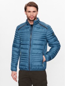 Volcano Kurtka przejściowa Bartley M06190-S23 Niebieski Regular Fit