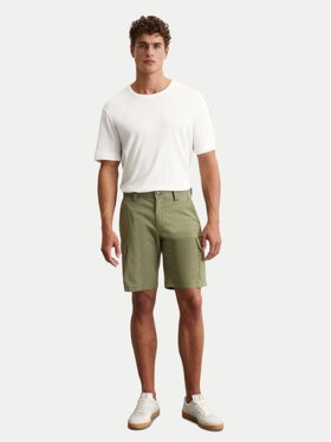 Marc O'Polo Szorty materiałowe 536 0111 15056 Zielony Regular Fit