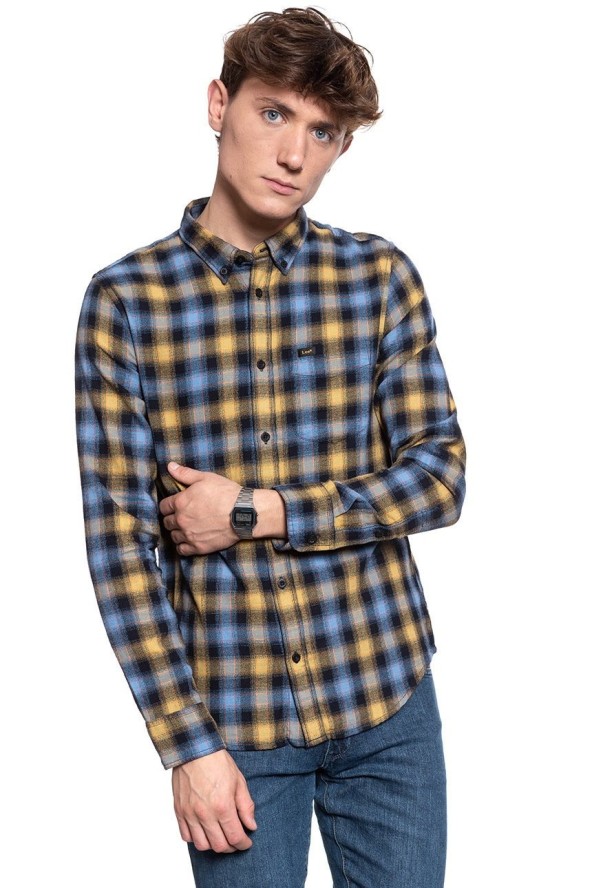 KOSZULA LEE BUTTON DOWN FROST BLUE L880OMMJ 112123352