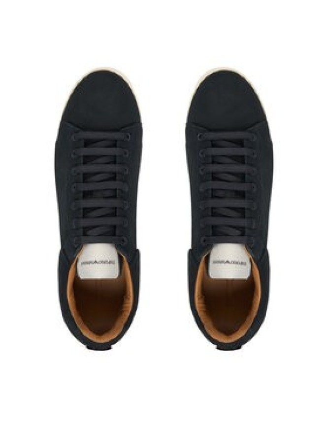 Emporio Armani Sneakersy EM003663 AF19998 U8139 Granatowy
