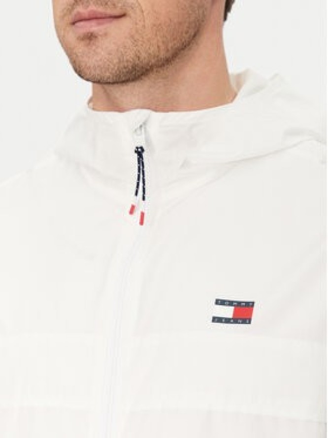 Tommy Jeans Wiatrówka Chicago DM0DM20204 Écru Regular Fit