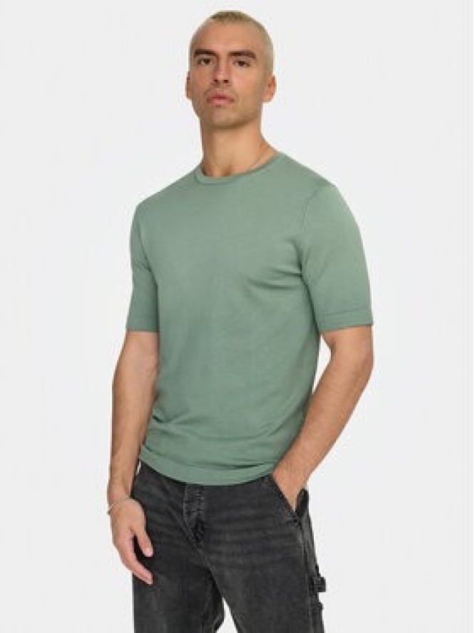Only & Sons T-Shirt Wyler 22022928 Zielony Regular Fit