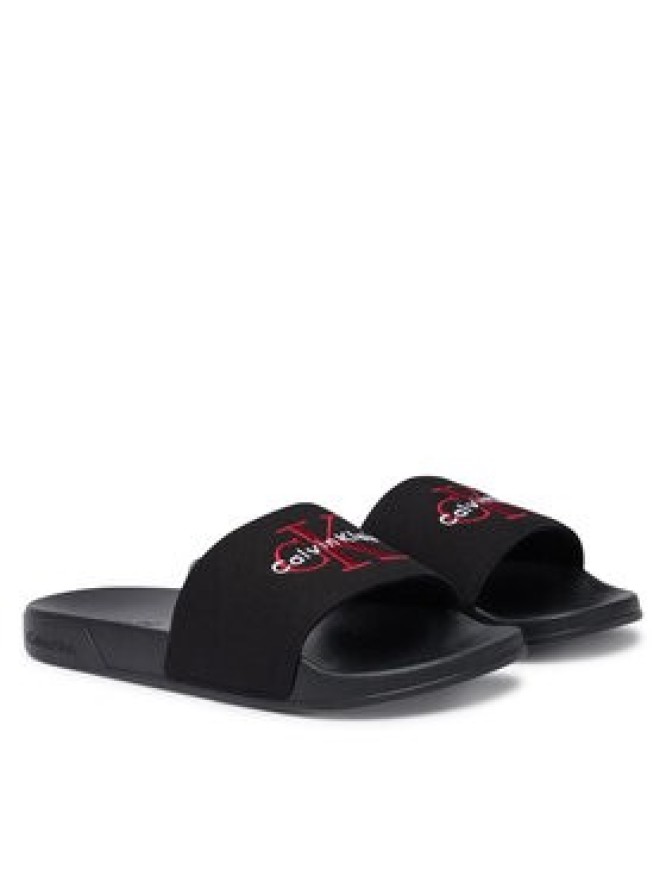 Calvin Klein Klapki Ess Slide Cv YM0YM01393 Czarny