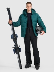 4F Spodnie narciarskie softshellowe membrana 10000 męskie - czarne S