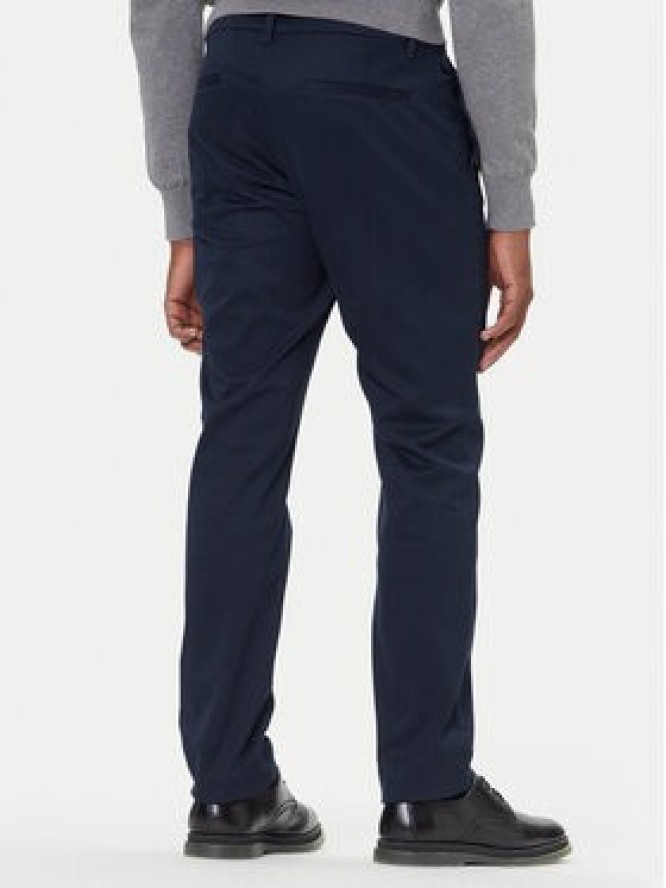Calvin Klein Chinosy LV040EM633 Granatowy Slim Fit