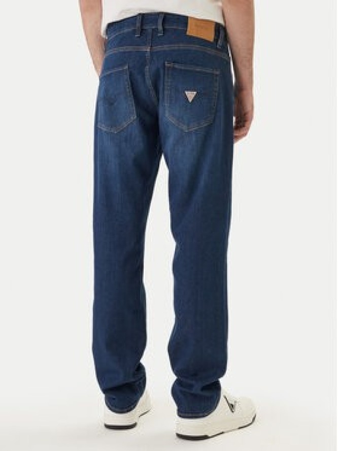 Guess Jeansy M6GA31 D1089 Niebieski Straight Leg