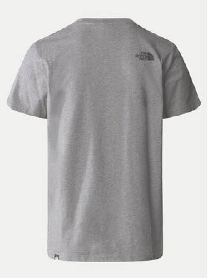 The North Face T-Shirt Simple Dome NF0A87NG Szary Regular Fit