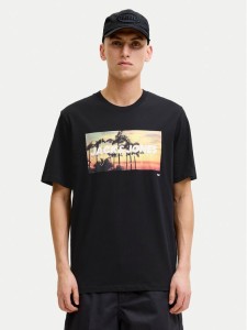 Jack & Jones T-Shirt Indiana Tee 12288112 Czarny Regular Fit