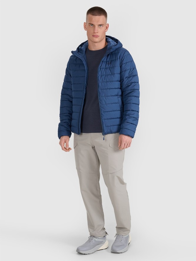 4F Kurtka puchowa z wypełnieniem syntetycznym męska - granatowa S