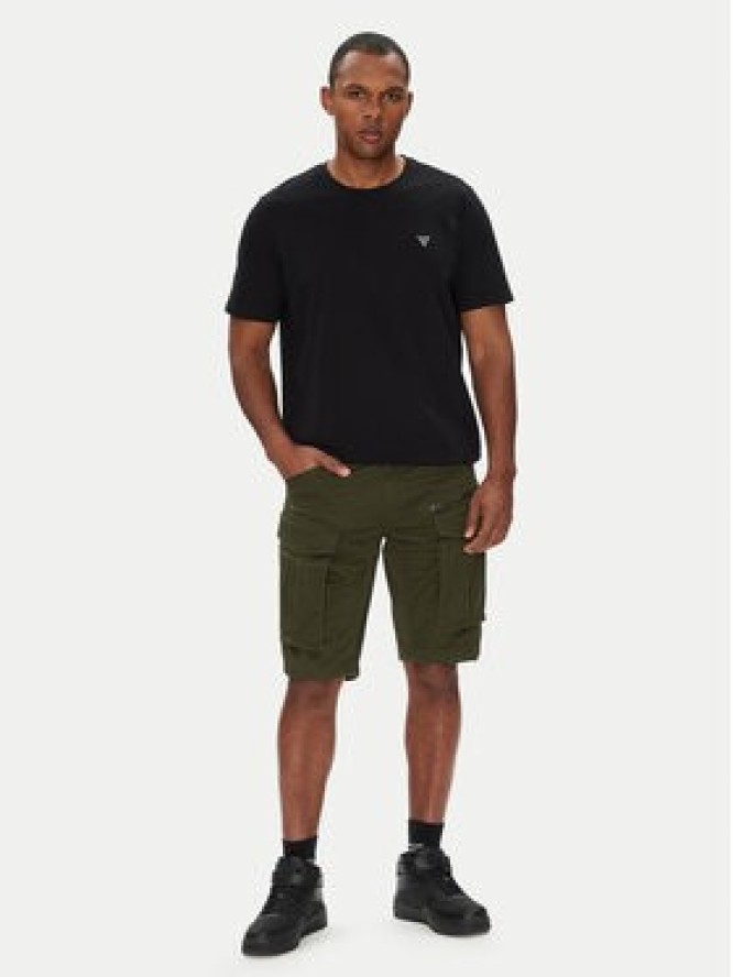 G-Star Raw Szorty materiałowe Rovic Zip D26214-5126 6059 Khaki Relaxed Fit