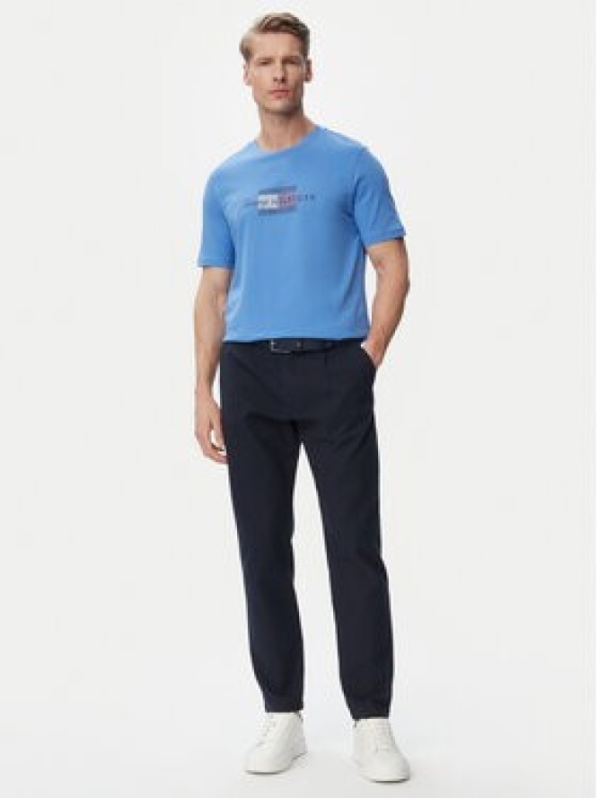 Tommy Hilfiger T-Shirt MW0MW43226 Niebieski Regular Fit
