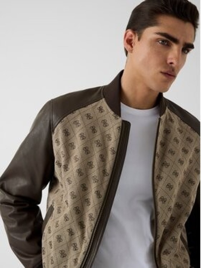 Guess Kurtka przejściowa 182886 Brązowy Classic Fit