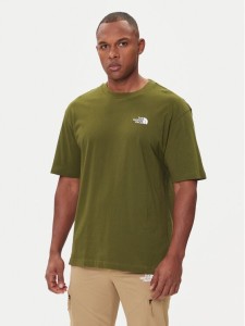 The North Face T-Shirt Simple Dome NF0A87NR Zielony Oversize