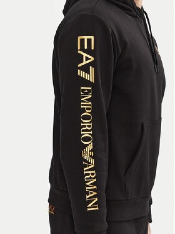 EA7 Emporio Armani Bluza 7M000570 AF10377 MC004 Czarny Regular Fit