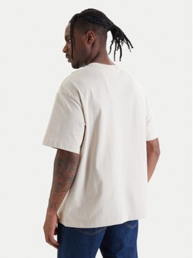 Calvin Klein Jeans T-Shirt LV04RF819G Beżowy Regular Fit