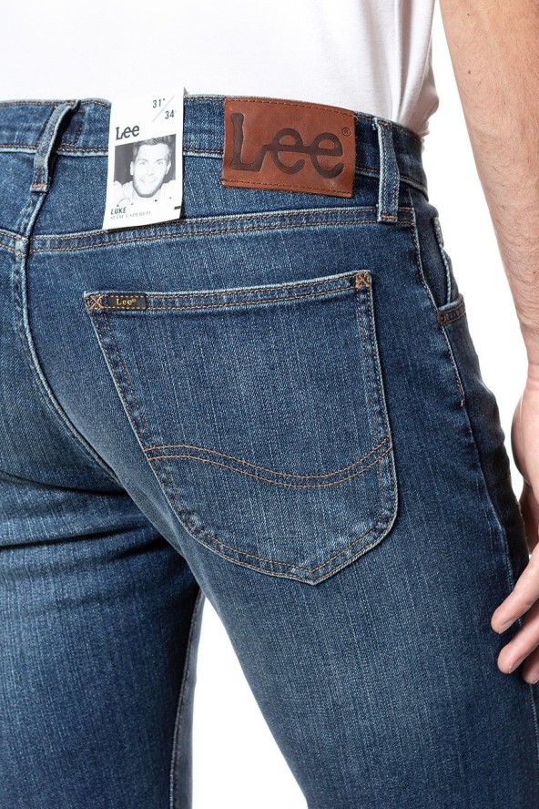 JEANSY MĘSKIE LEE LUKE BLUE TRASH VD L719DKVD 112118888