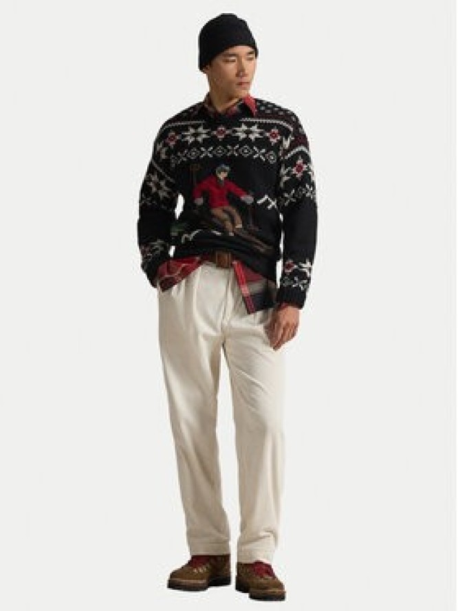 Polo Ralph Lauren Sweter 710982259001 Czarny Regular Fit