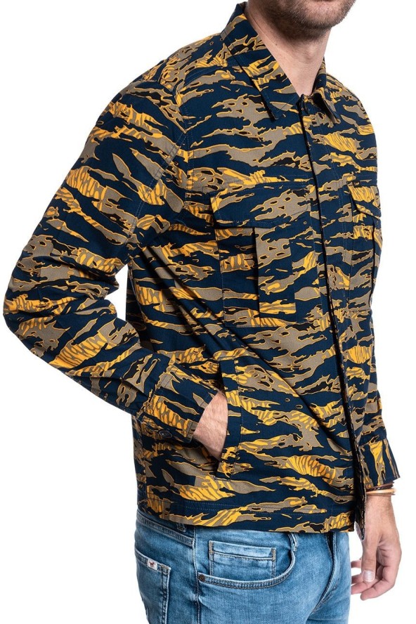 KOSZULA MĘSKA LEE SEASONAL FIT WASHED BLUE L67NJILR 112116904