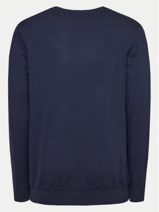 Lee Sweter 112357427 Granatowy Regular Fit