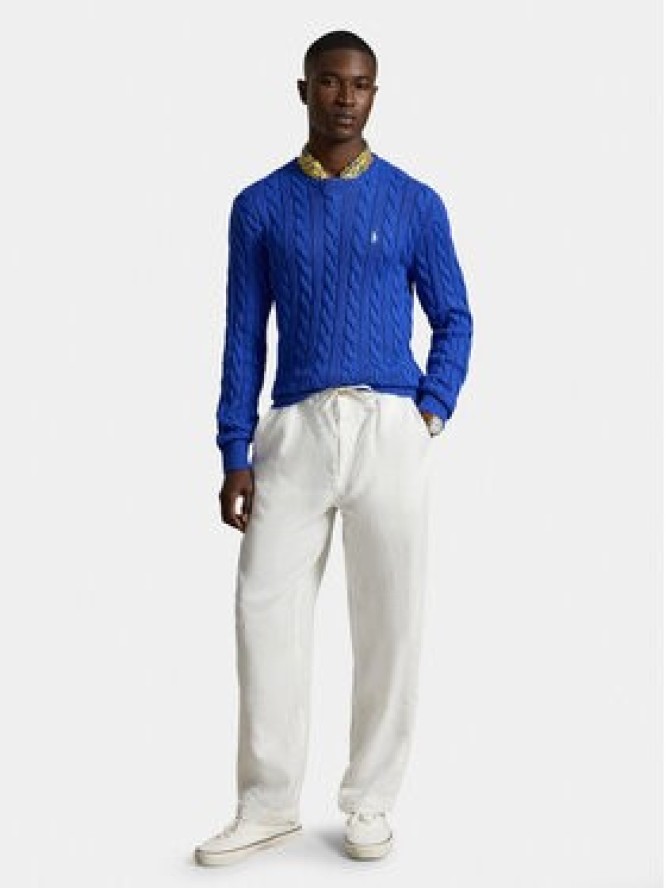 Polo Ralph Lauren Sweter 710775885546 Niebieski Regular Fit