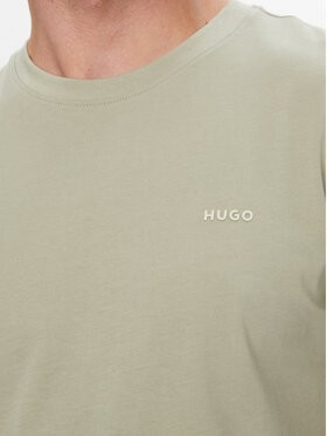 HUGO T-Shirt Dero222 50466158 Zielony jasny Regular Fit
