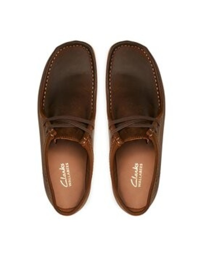 Clarks Mokasyny Wallabee Evo 261728197 Brązowy