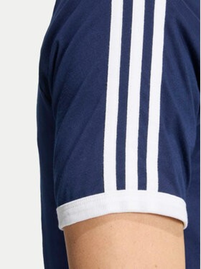 adidas T-Shirt 3-Stripes Ringer KF0419 Granatowy Slim Fit