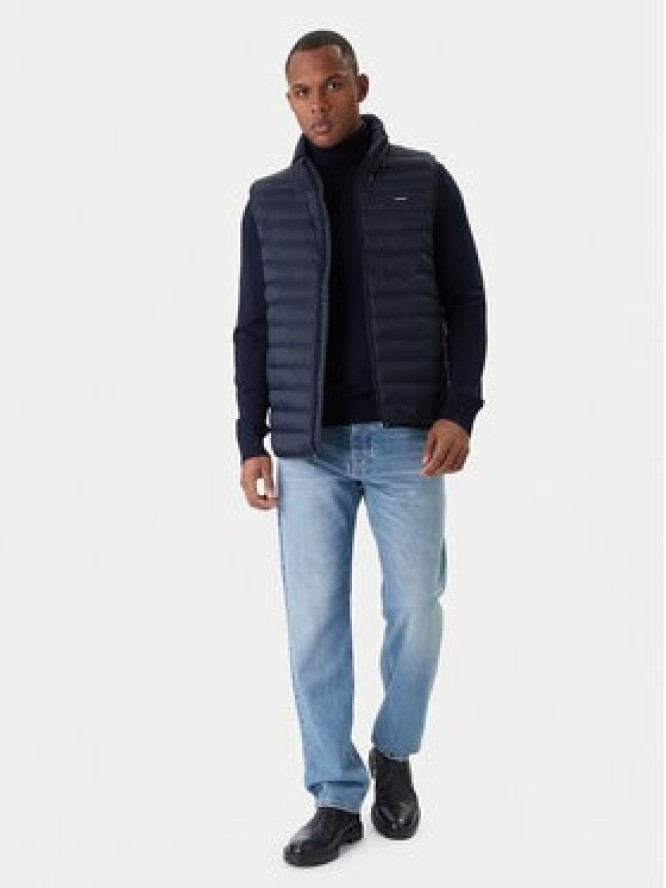 Calvin Klein Kamizelka LV04LC509G Granatowy Regular Fit