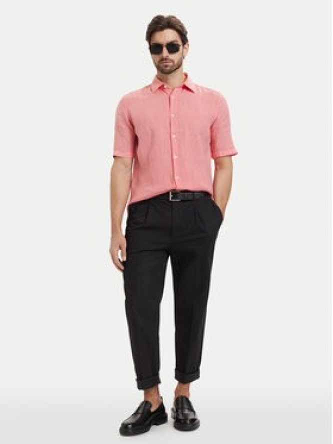 BOSS Koszula Rash 50537382 Czerwony jasny Regular Fit