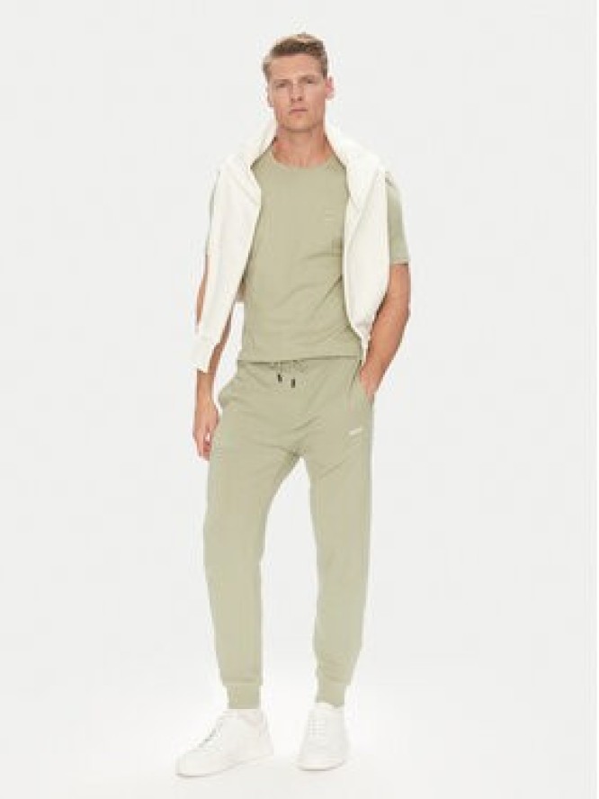 BOSS Spodnie dresowe Sechup 50533392 Zielony Regular Fit