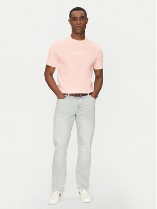 Guess Jeans T-Shirt M4YI52 K8HM0 Różowy Regular Fit