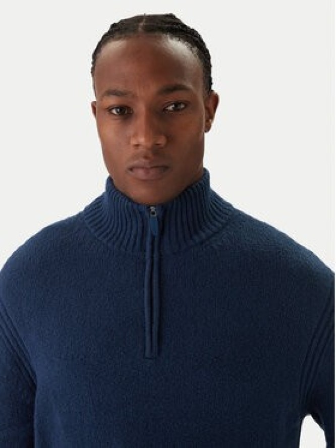 Jack & Jones Sweter Point 12287316 Niebieski Relaxed Fit