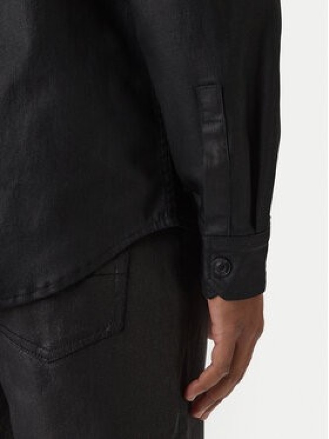 Guess Koszula jeansowa M6RH75 D6480 Czarny Regular Fit