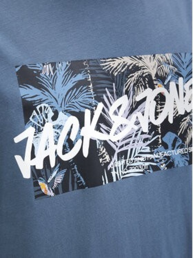 Jack & Jones T-Shirt Hawaii 12269324 Niebieski Standard Fit