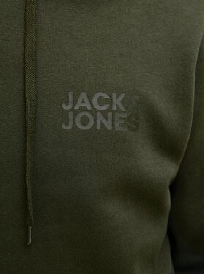 Jack & Jones Bluza Corp Logo 12152840 Zielony Regular Fit