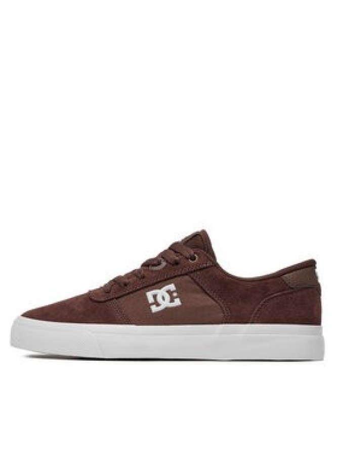 DC Shoes Sneakersy Teknic ADYS300763 Brązowy