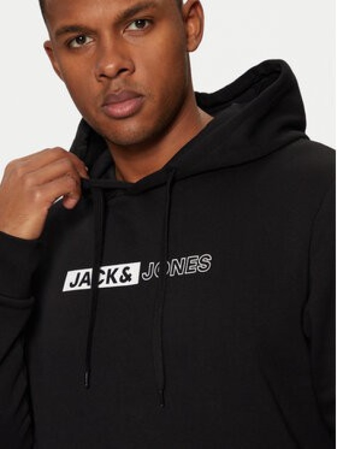Jack & Jones Bluza 12233599 Czarny Regular Fit
