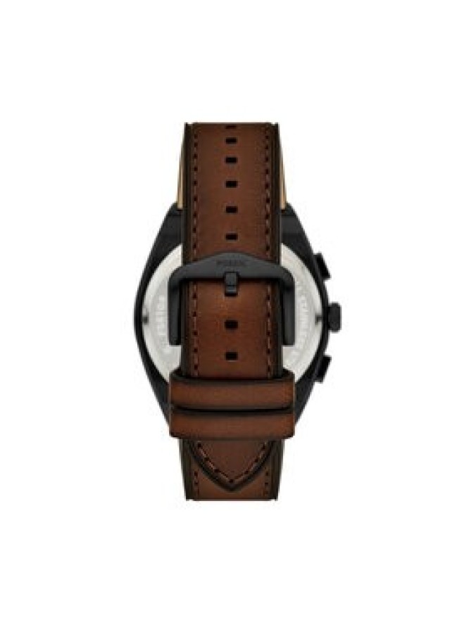 Fossil Zegarek Everett FS6108 Brązowy