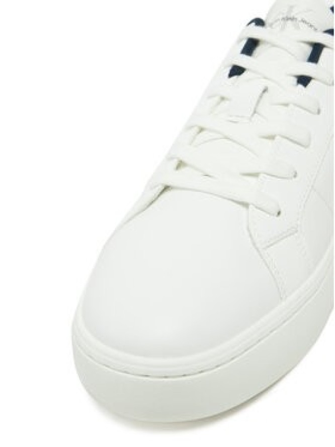 Calvin Klein Jeans Sneakersy Classic Cupsole Low Ml Lth YM0YM00864 Biały